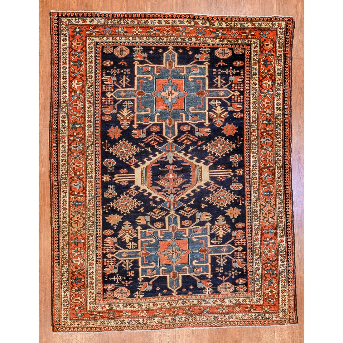 Antique Karaja Rug, Persia, 4.10 x 6.4 (1 of 5)