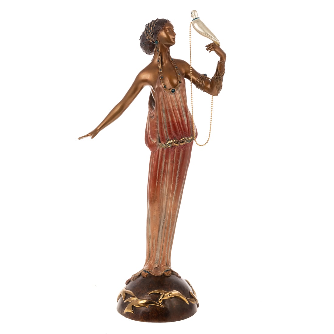 Erte. "Love Goddess," bronze (1 of 5)