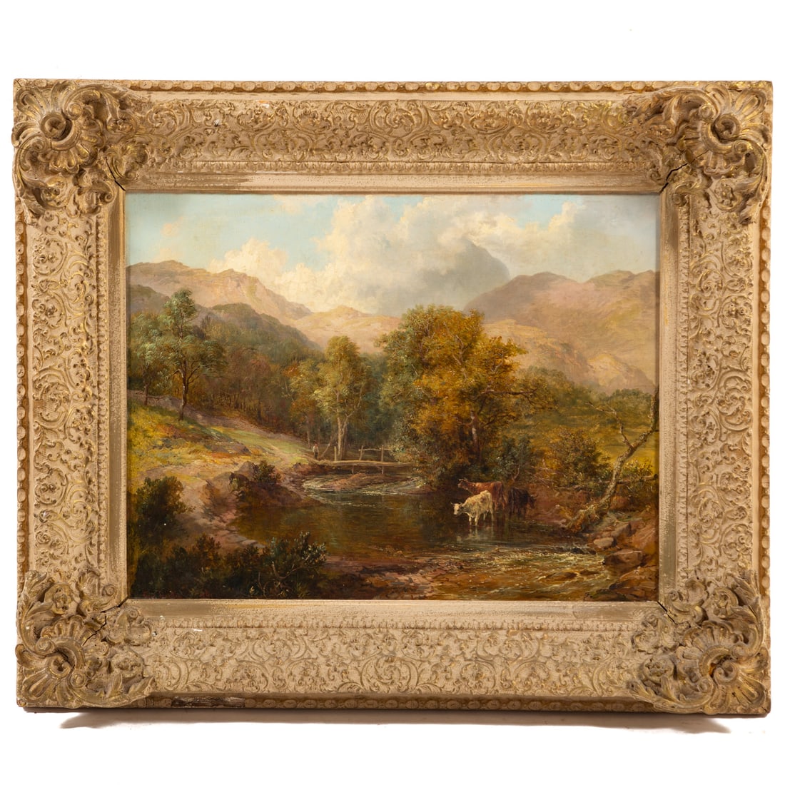 George Arthur Hicken. "Llangollen, Wales," oil (1 of 6)