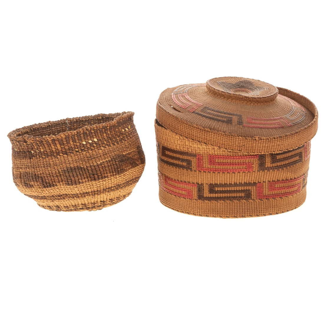 Two Northwest Coast Native American Baskets (1 of 6)