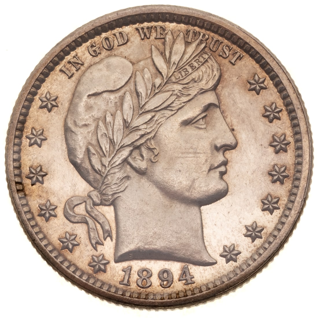 1894 Proof Barber Quarter (1 of 3)