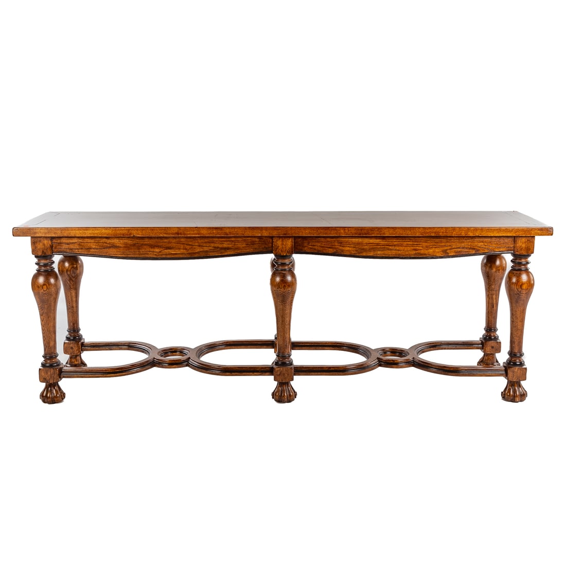 Louis XV Style Oak Console Table (1 of 6)