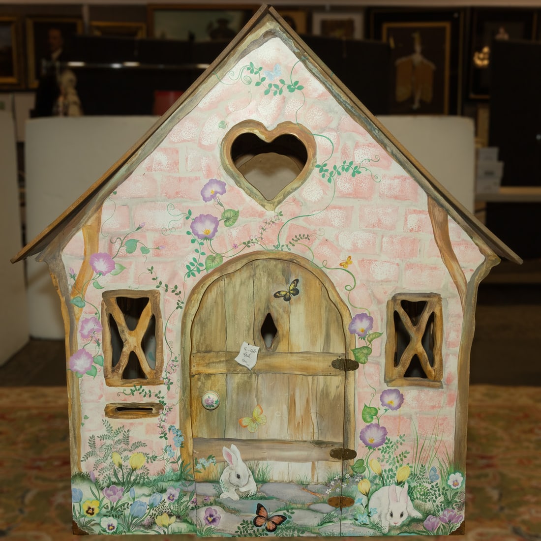 Rare Custom Hand Painted Playhouse by Kendall (1 of 10)