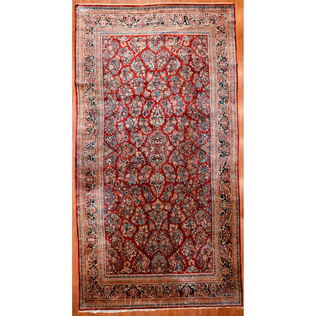 Antique Sarouk Carpet, Persia, 8.9 x 16.4 (1 of 4)