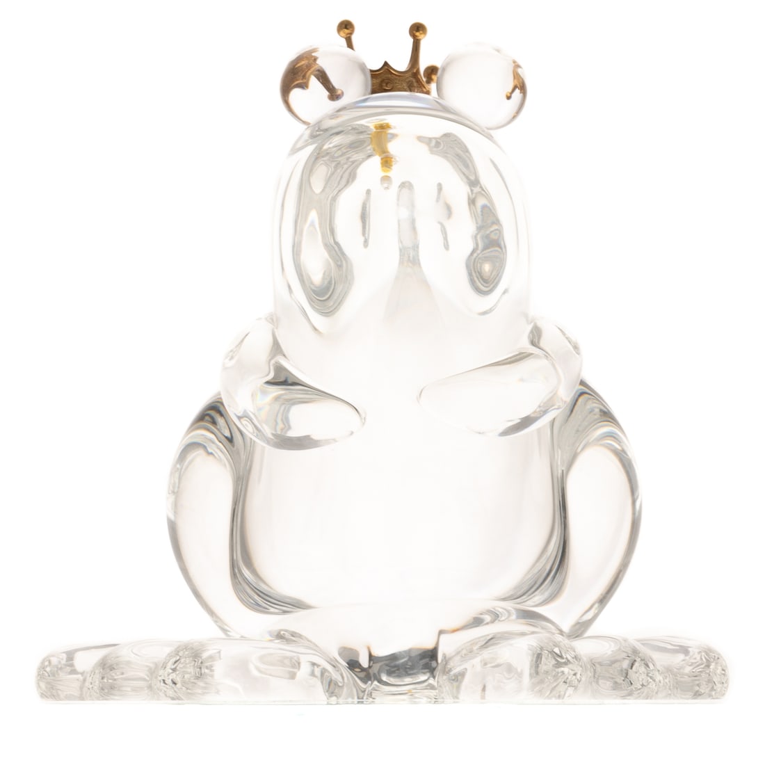 A Steuben Crystal "Frog Prince" (1 of 4)