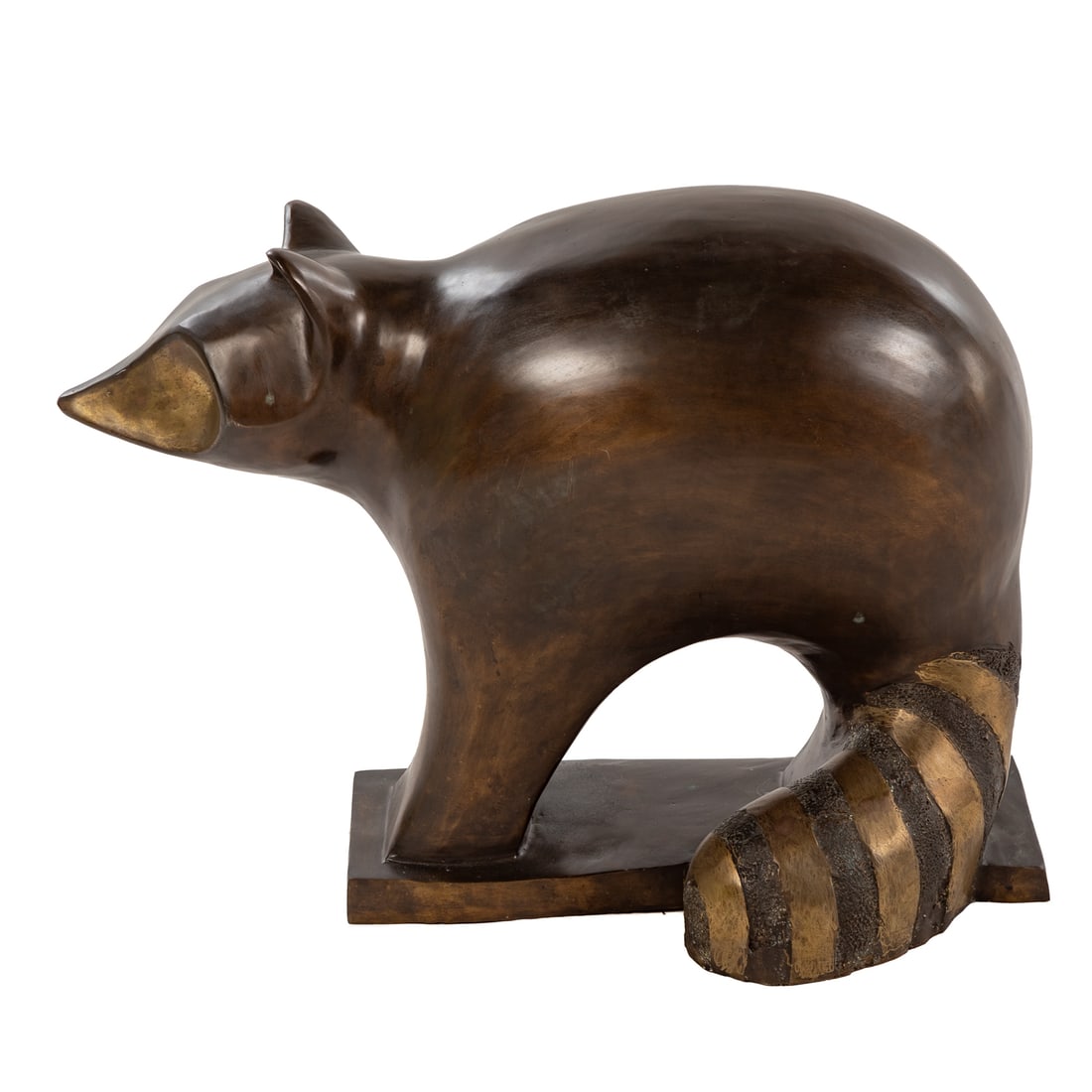 A Patinated Bronze Raccoon Figure (1 of 7)