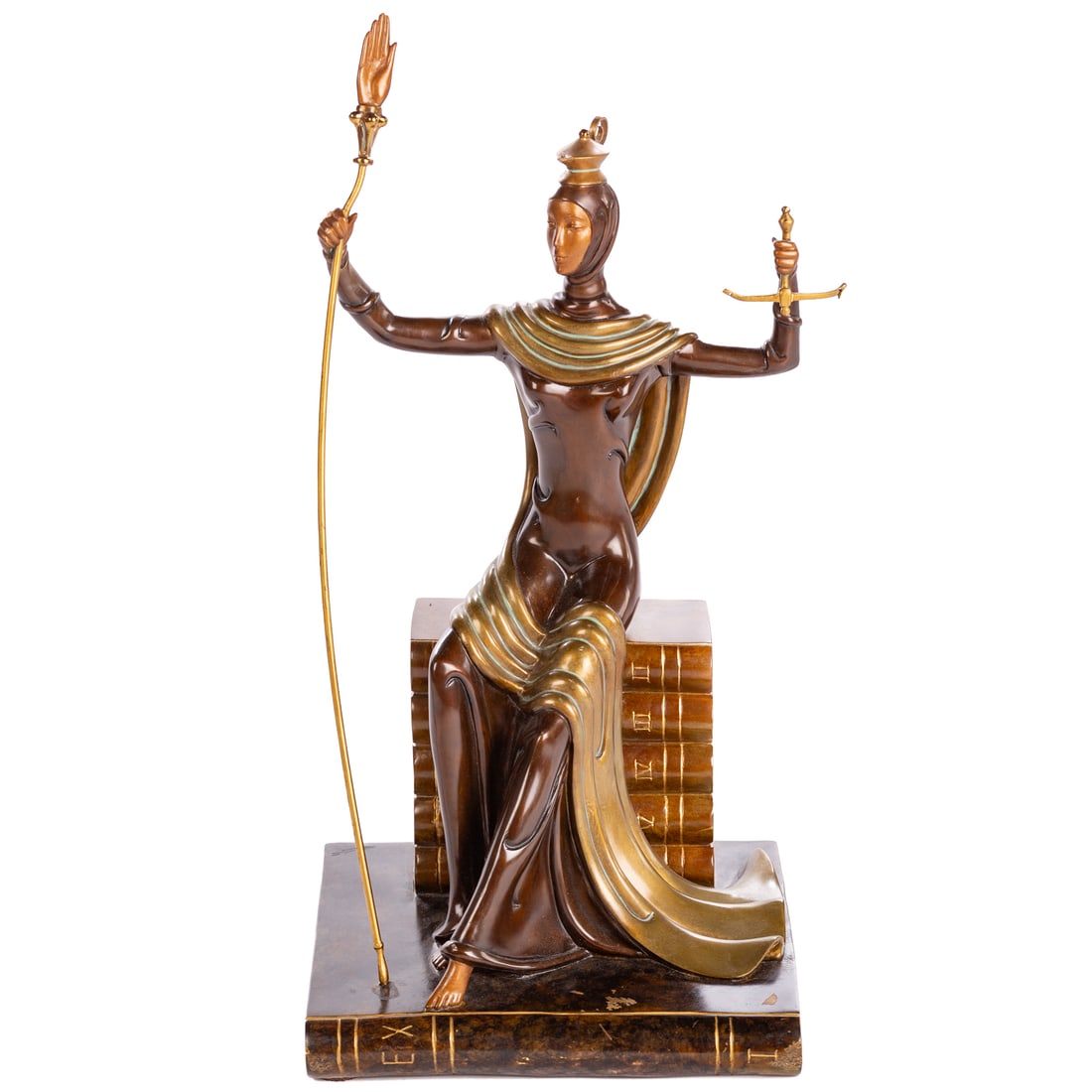 Erte "Justice," bronze (1 of 6)