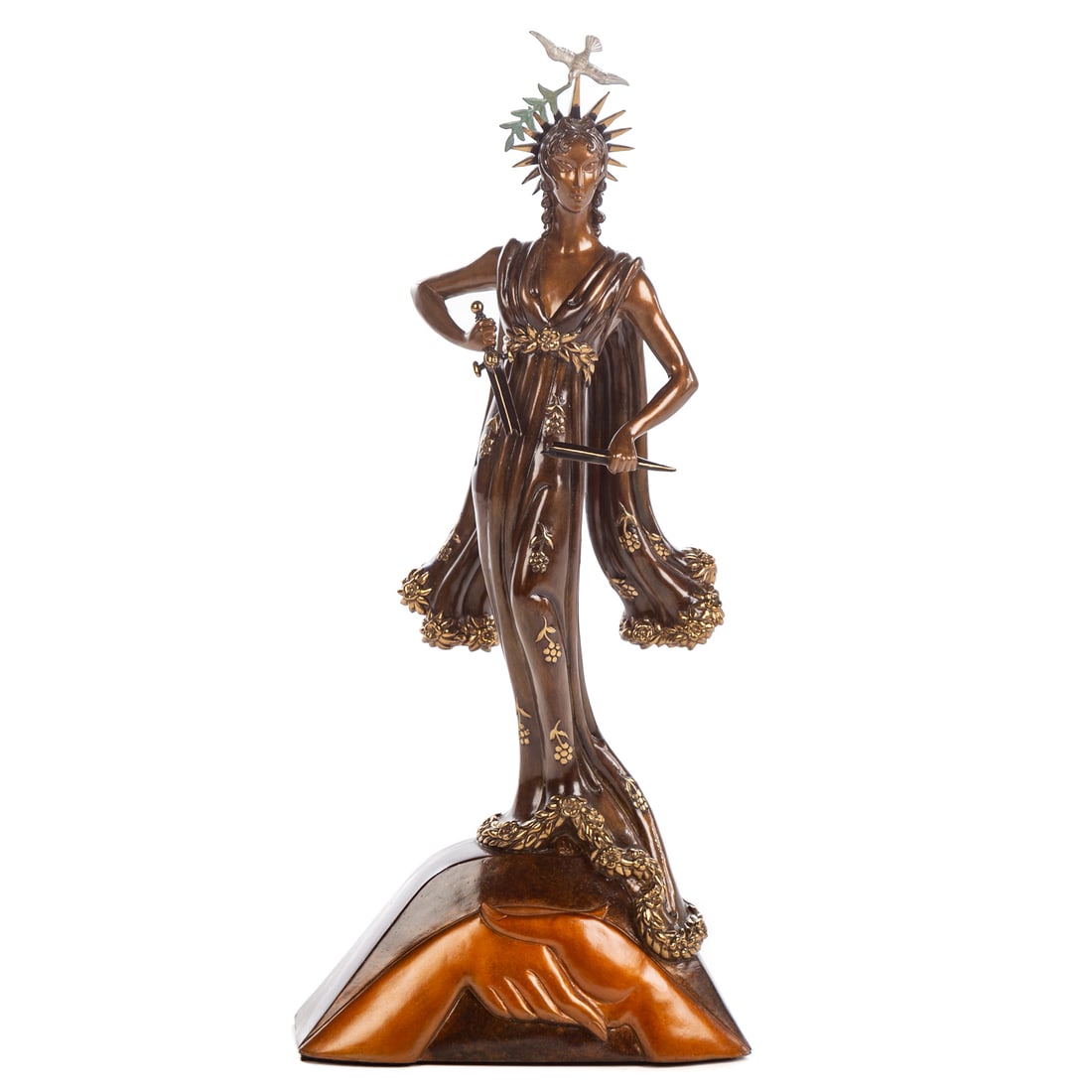 Erte. "Peace," bronze (1 of 5)