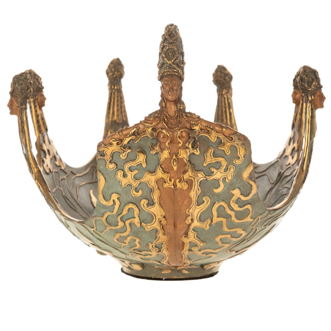 Erte. "Ocean Bowl II," bronze (1 of 7)