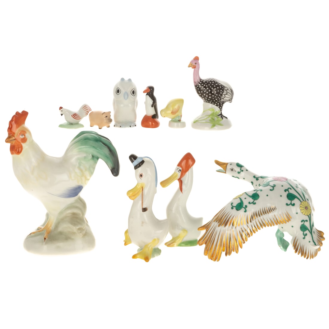 10 Herend Animal Figurines (1 of 5)