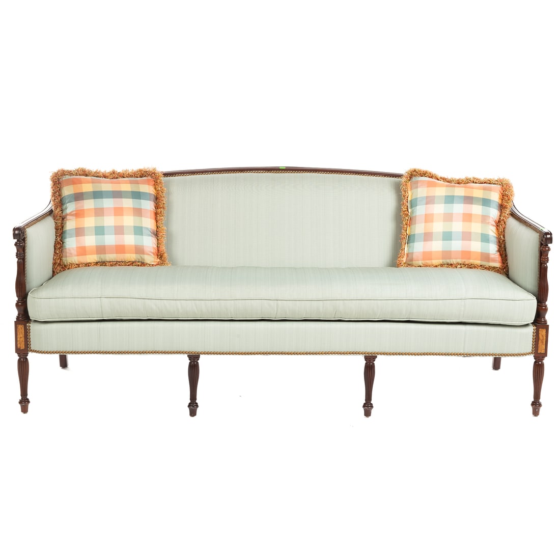 Hickory Chair Mahogany Sheraton Style Sofa (1 of 8)