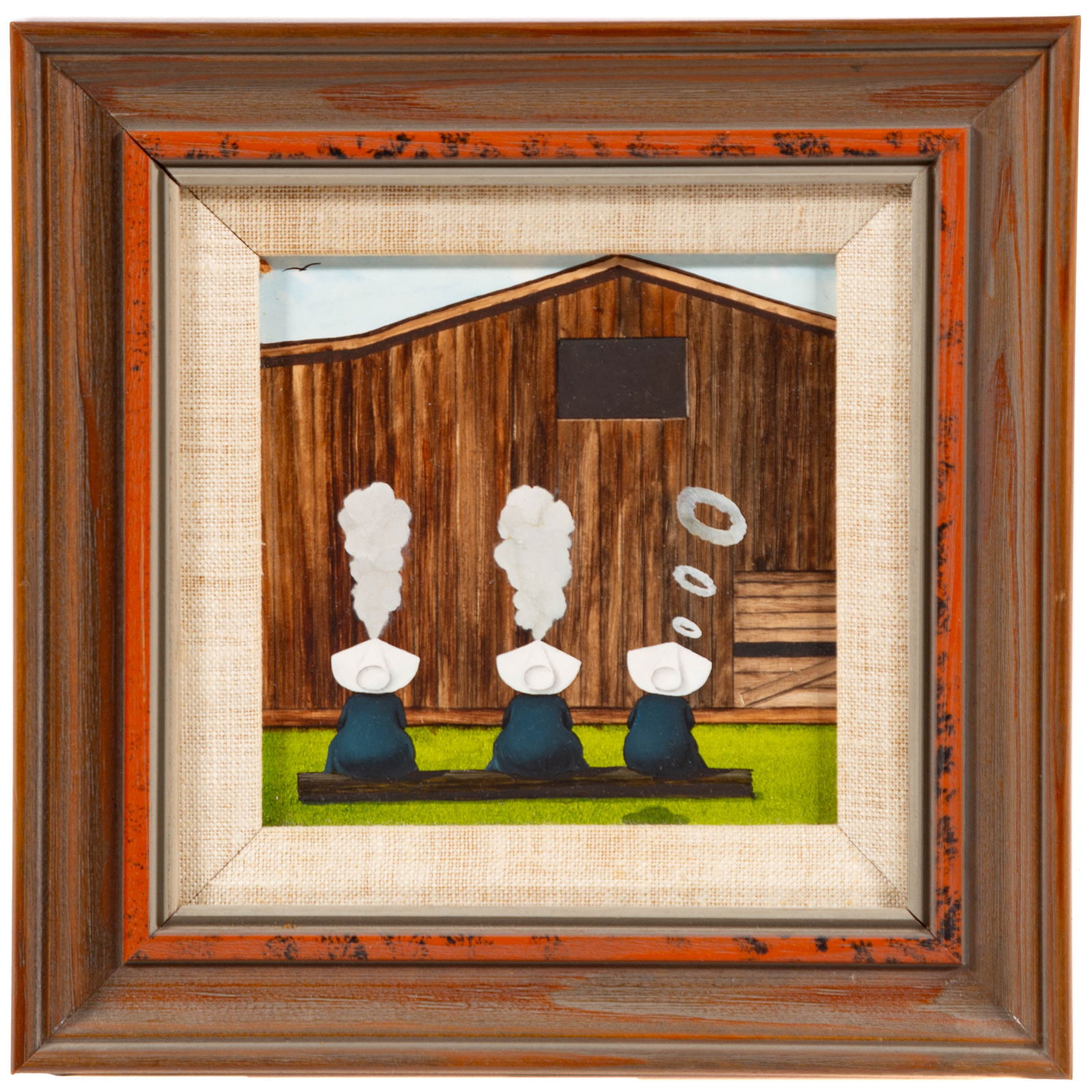 Frank Whipple. "Whipple?s Wimples" Smoke, oil (1 of 4)