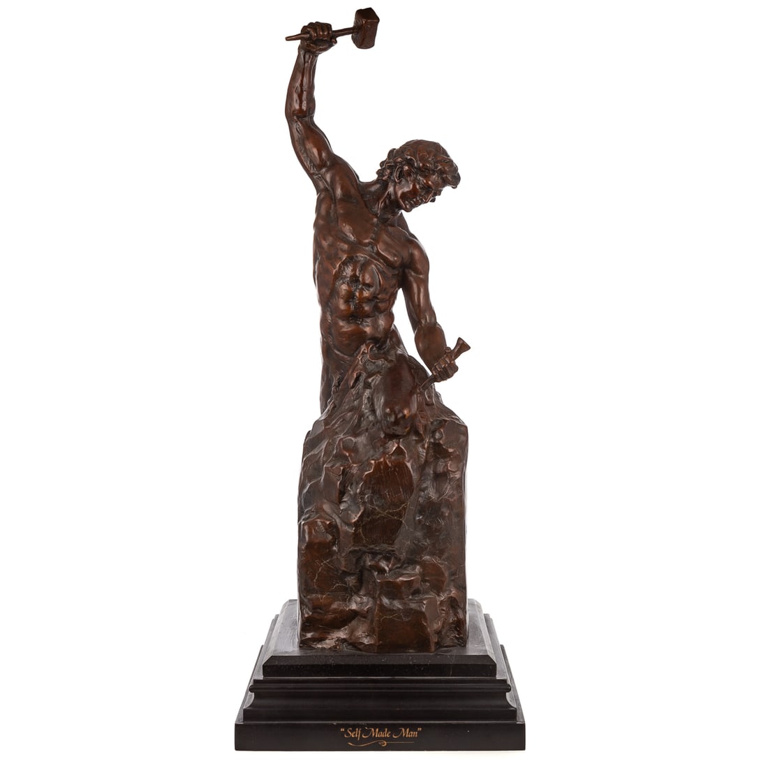 Bobbie Carlyle. "Self Made Man," bronze (1 of 7)