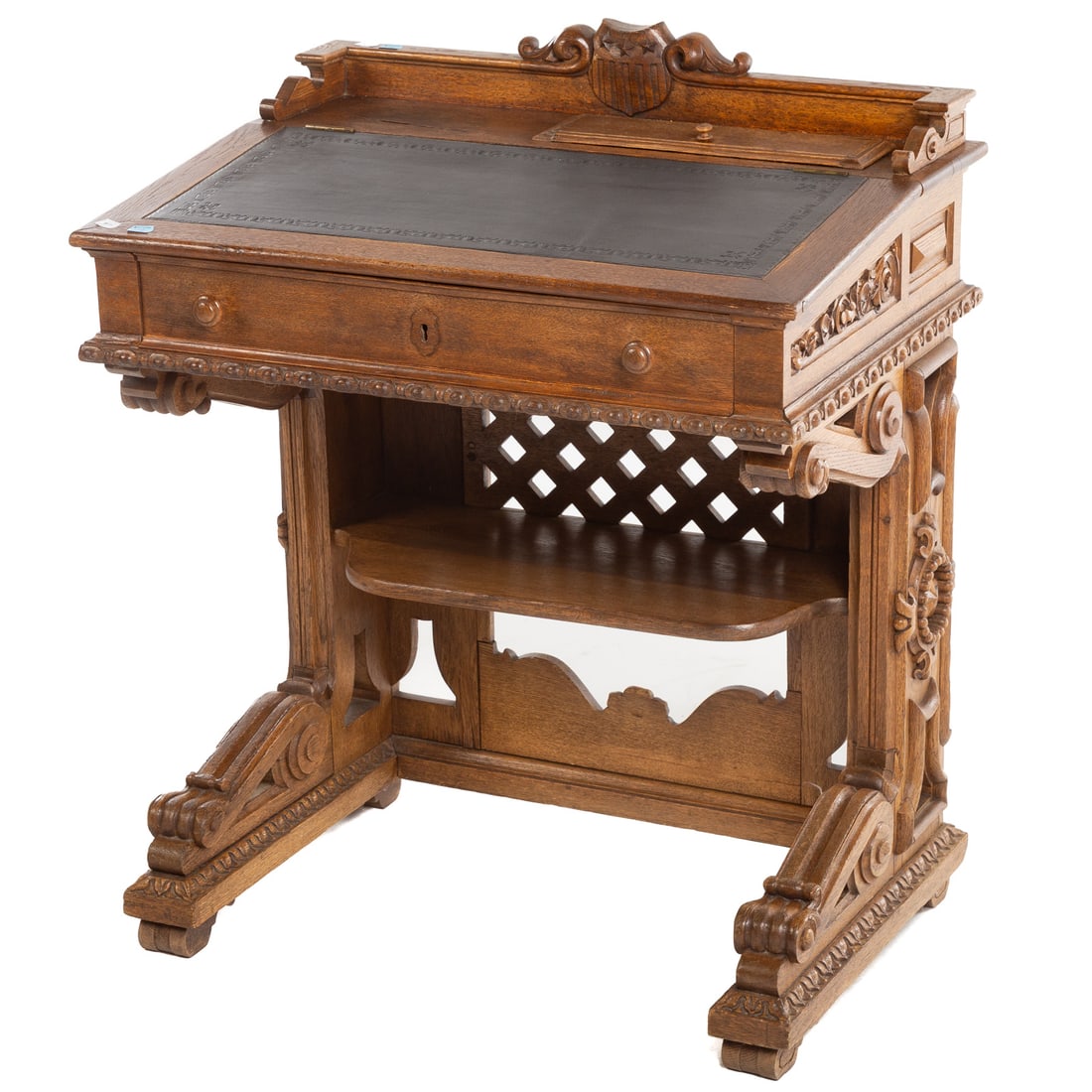 Rare American House of Representatives Oak Desk (1 of 8)