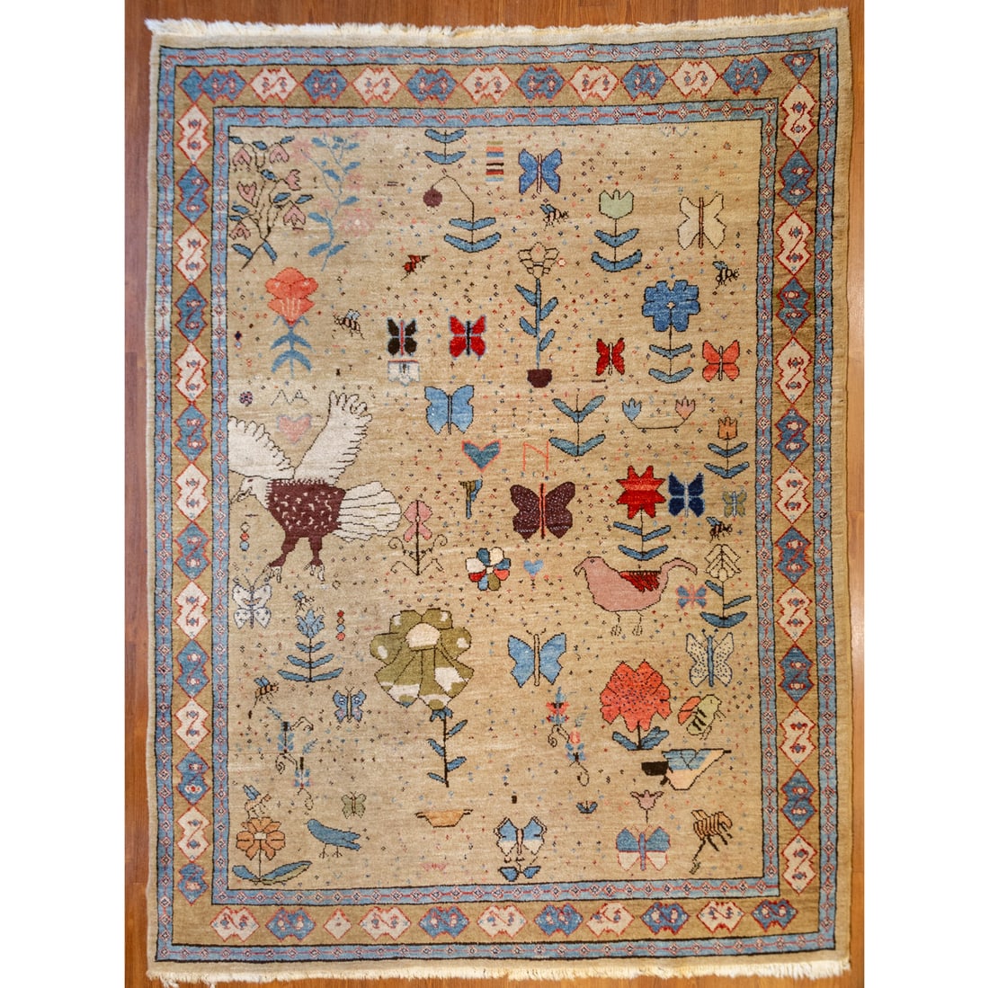Azeri Rug, Turkey, 6 x 7.8 (1 of 5)