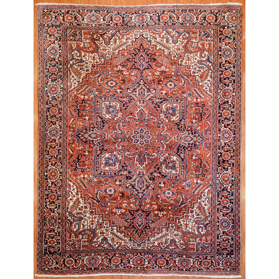 Heriz Carpet, Persia, 10.1 x 13.4 (1 of 5)