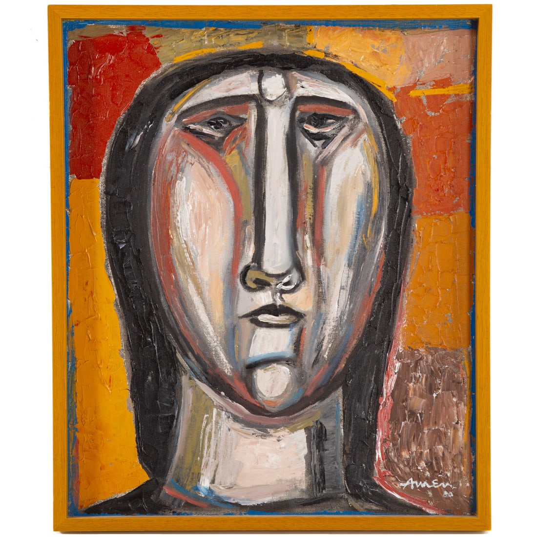 Irving Amen. "Joseph," oil (1 of 3)