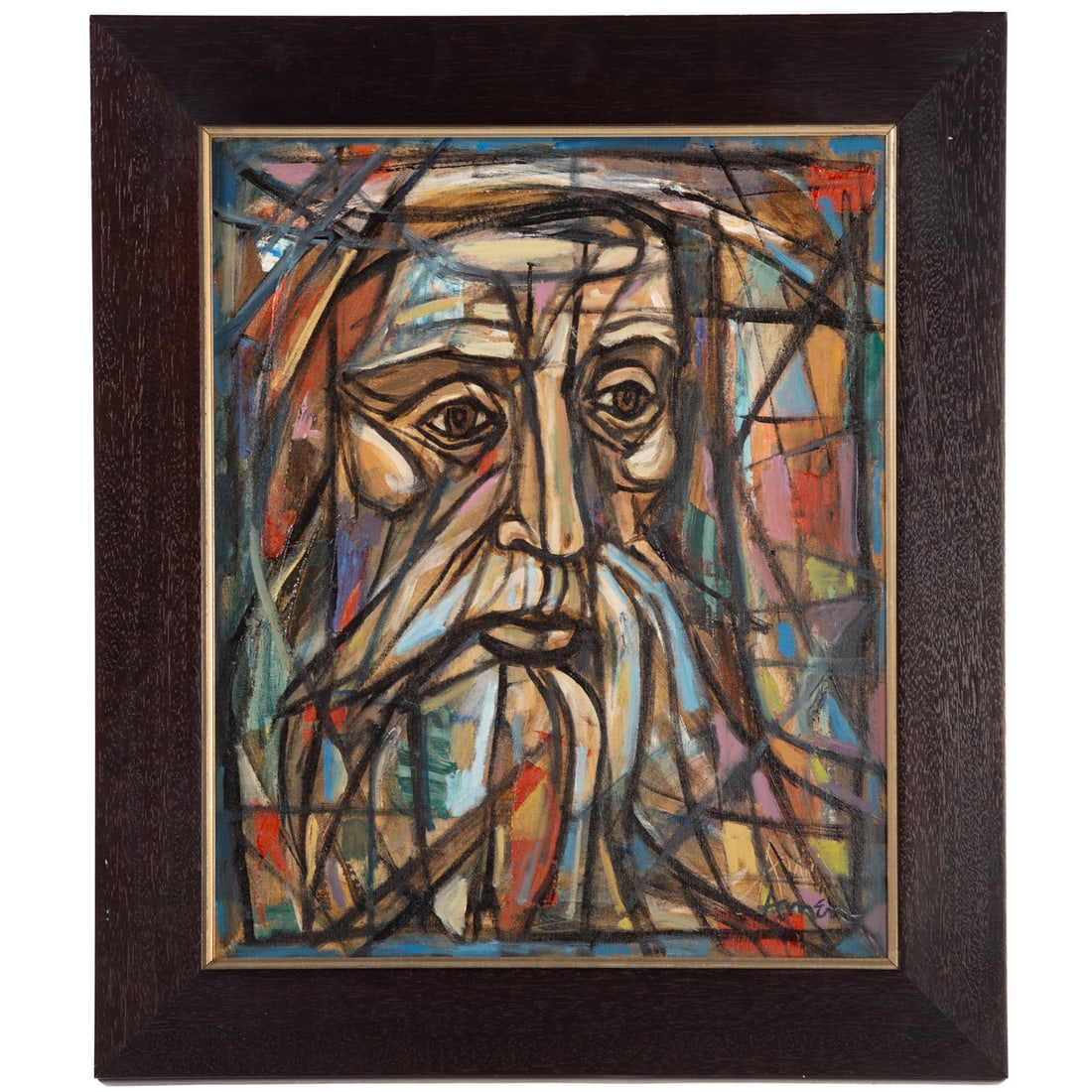 Irving Amen. "Moses," oil (1 of 4)