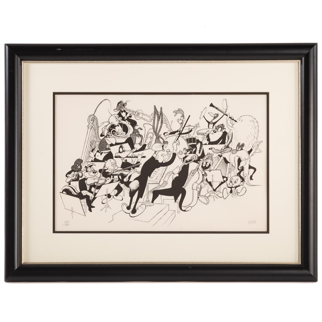 Al Hirschfeld. "Looney Tunes," lithograph (1 of 5)