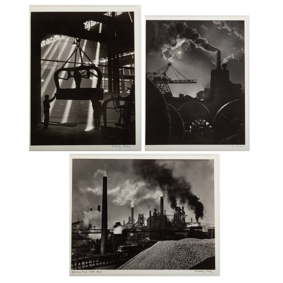 A. Aubrey Bodine. Three Industrial Photographs (1 of 12)