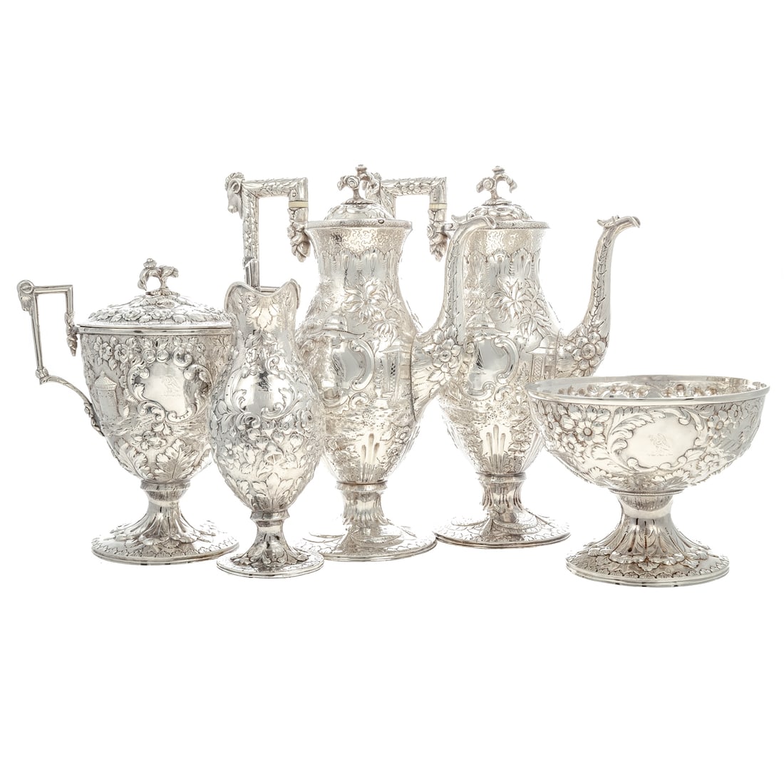 S Kirk & Son Coin Silver Landscape Service (1 of 8)