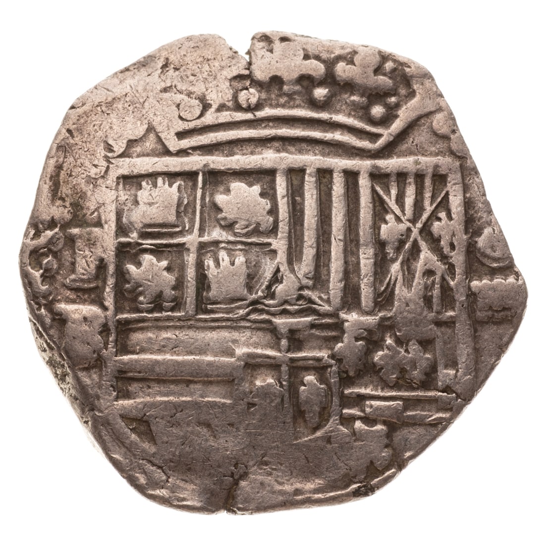 Phillip II 4 Reale Silver Cob 1556-1598 (1 of 3)