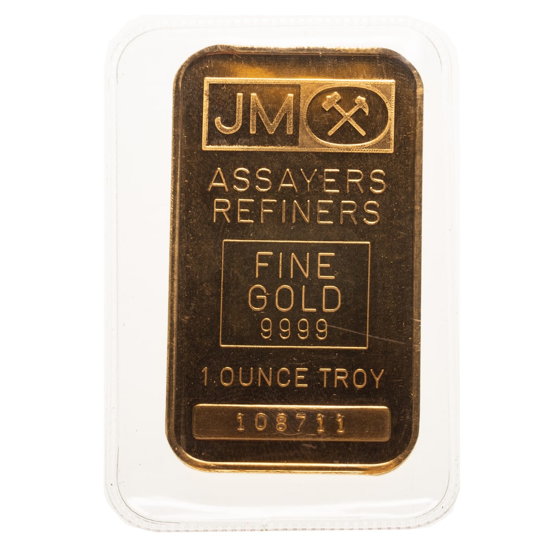 One Troy Ounce Gold Bar - JM Assayers (1 of 2)