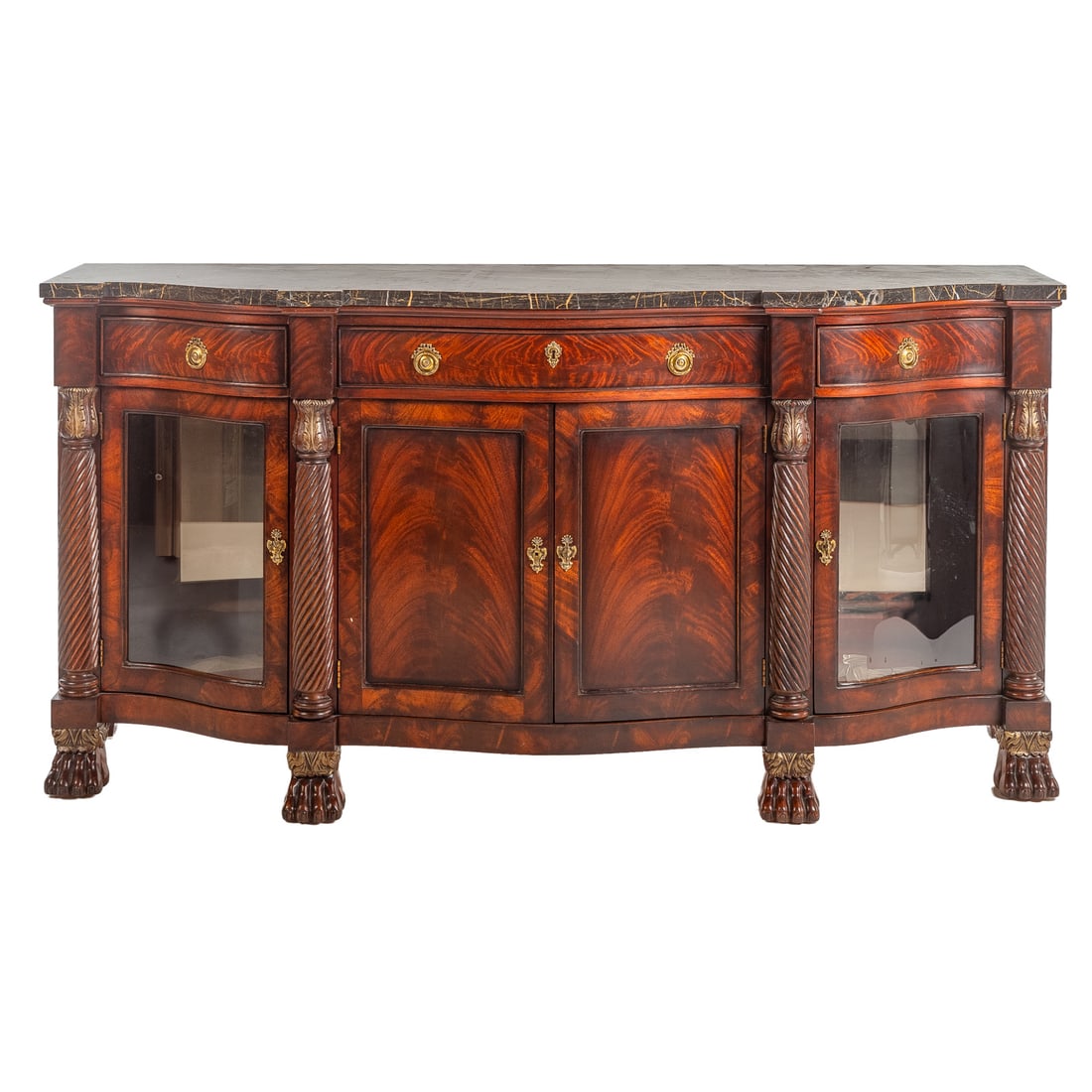 Henredon Mahogany Marble Top Buffet (1 of 5)