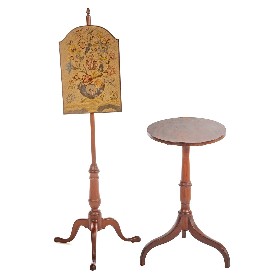 Federal Oval Mahogany Candlestand (1 of 5)