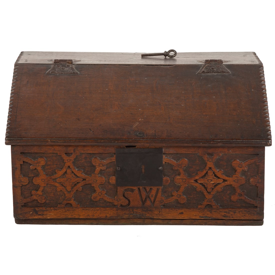 American Vernacular Oak Bible Box (1 of 6)