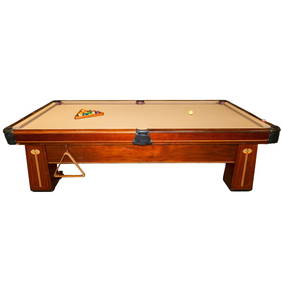 Brunswick Art Deco Mahogany Inlaid Billiard Table (1 of 6)