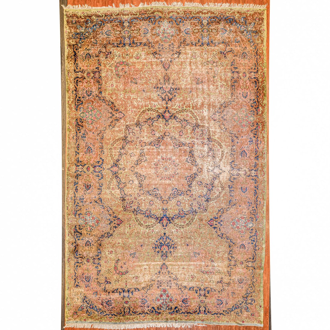 Kerman Rug, Persia, 11.8 x 18.6: Third quarter, 20th century, hand-knotted, wool pile