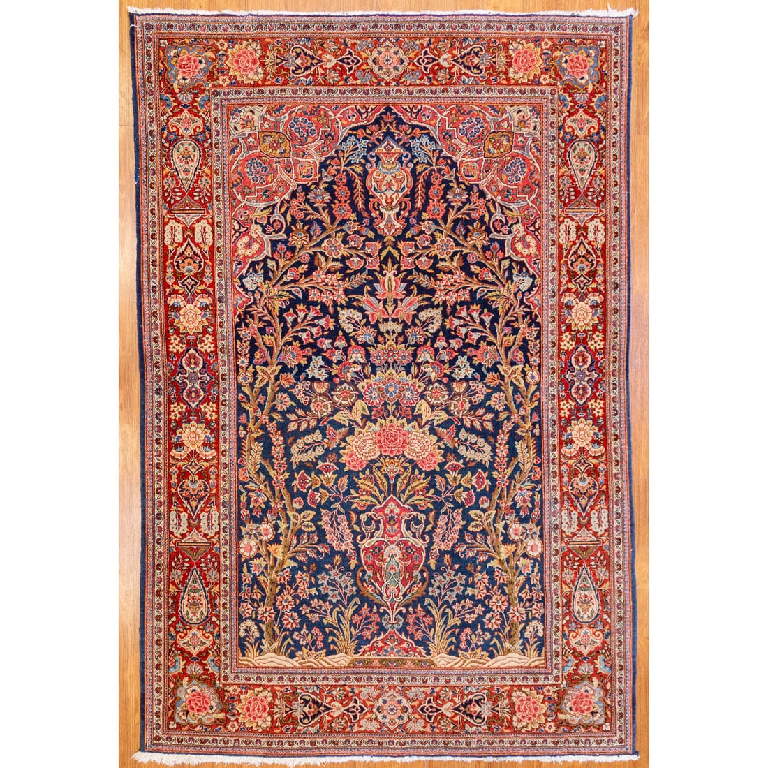 Antique Kashan Rug, Persia, 4.4 x 6.5 (1 of 5)