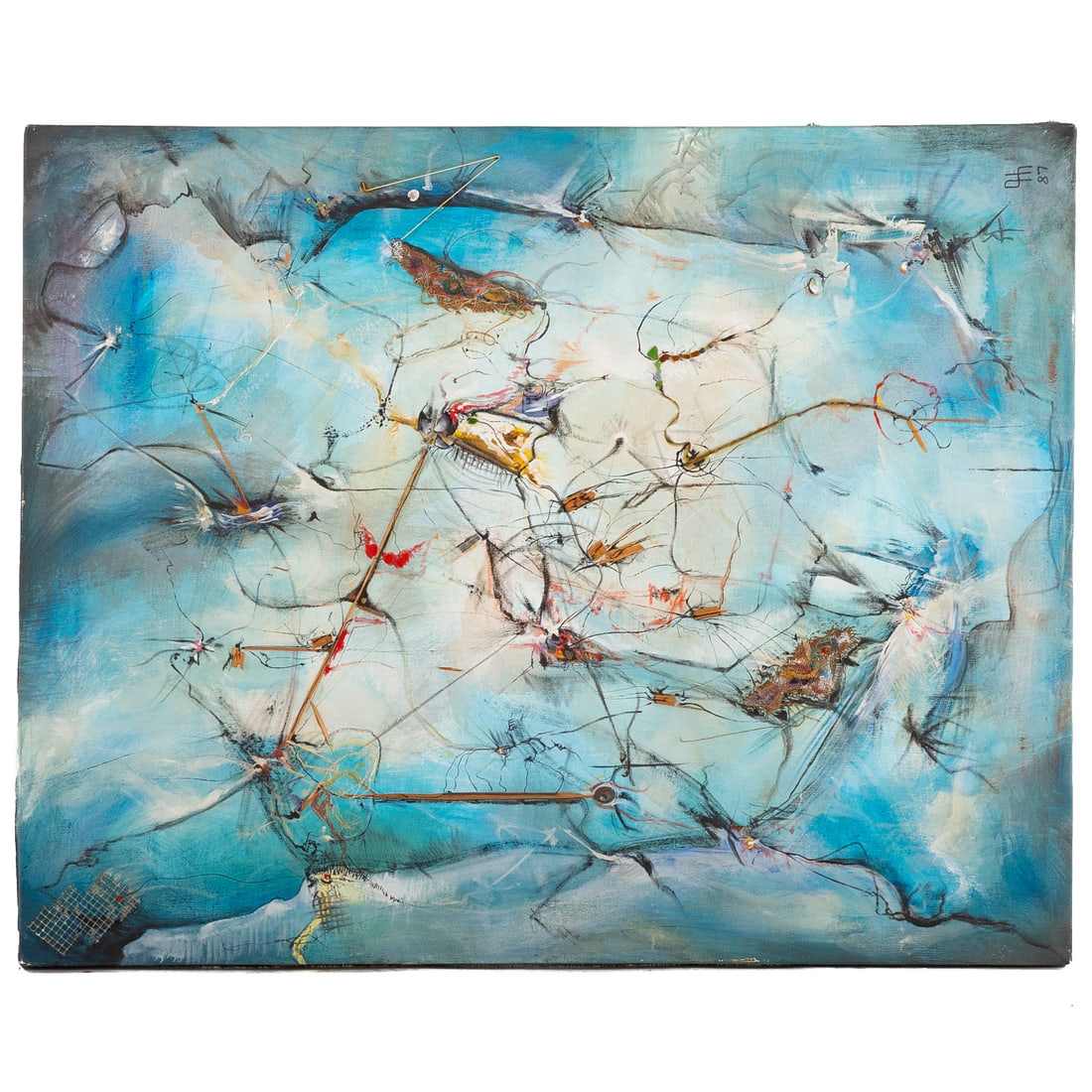 Gagik Aroutiunian. Untitled Abstract, mixed media (1 of 4)