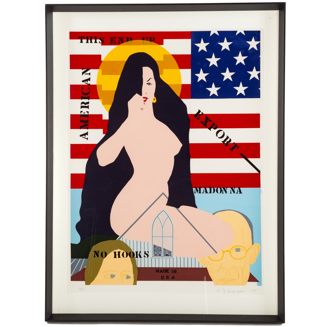 Allan D'Arcangelo. "American Madonna," screenprint (1 of 6)