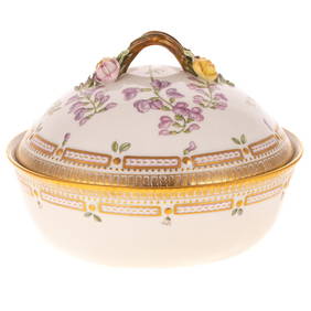 Royal Copenhagen "Flora Danica" Covered Serving Dish (1 of 5)