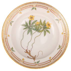 10 Royal Copenhagen "Flora Danica" Bowls (1 of 6)