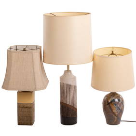 Three Mid Century Modern Table Lamps (1 of 6)