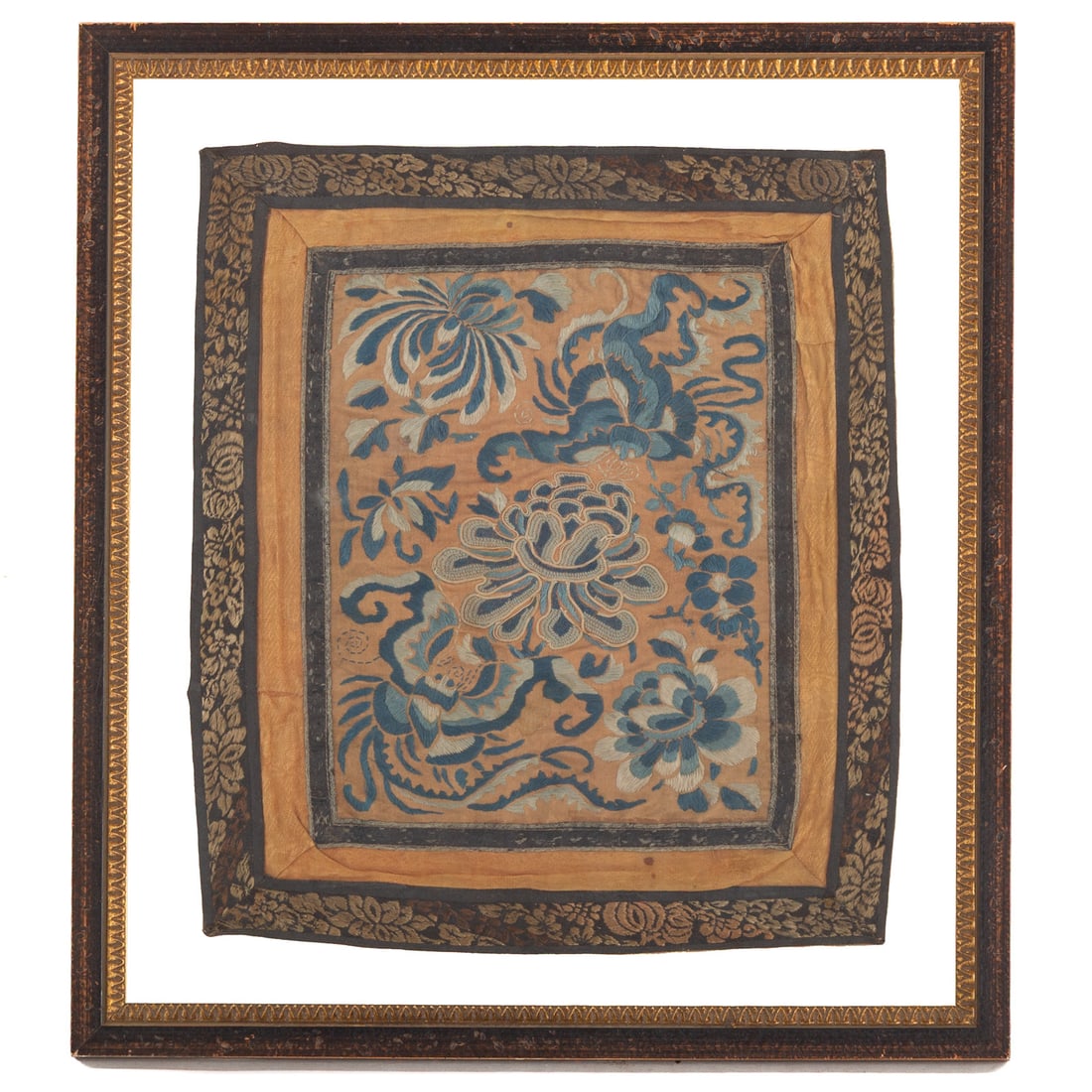 A Chinese Silk Embroidered Panel (1 of 3)