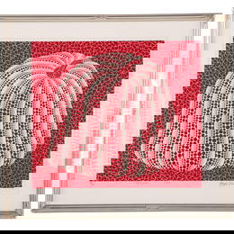 Yayoi Kusama. "Red Colored Pumpkin," screenprint