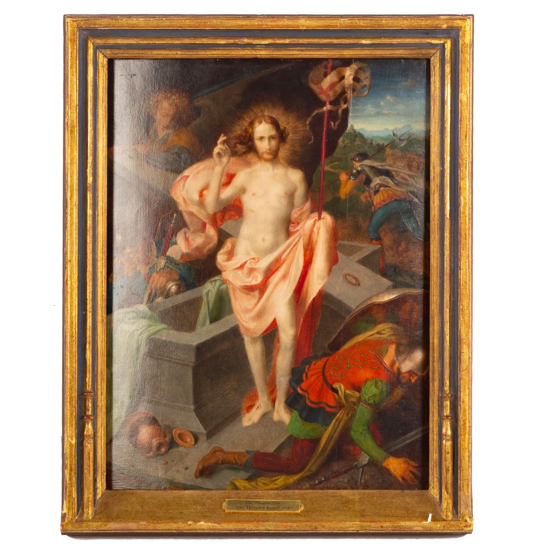 Theodor Baierl. "The Resurrection," oil (1 of 4)