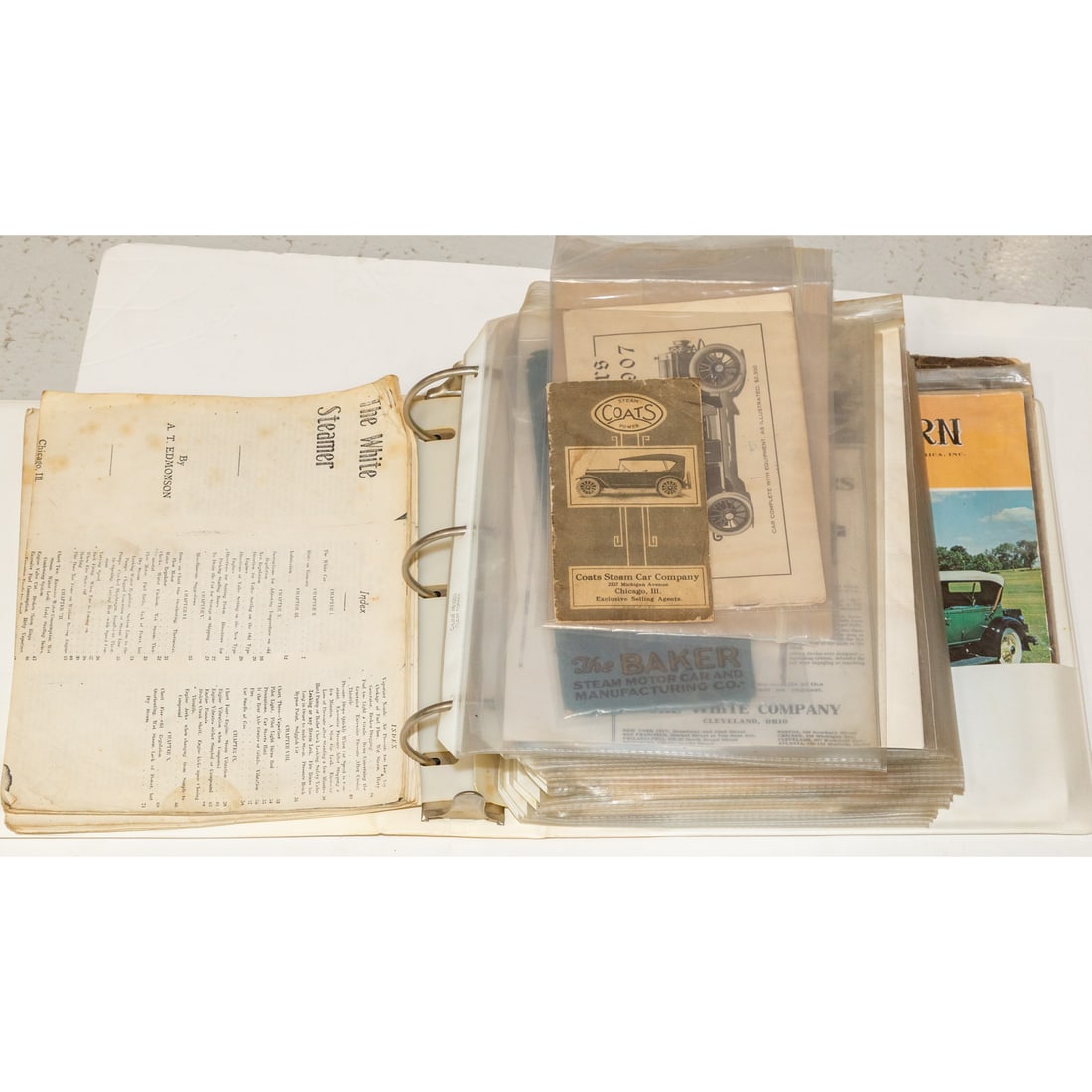 A Large Collection of Antique Steam Car Brochures (1 of 4)