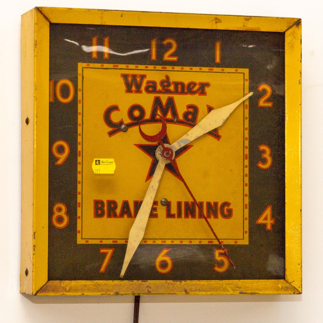 Wagner Comax Break Lining Advertising Clock (1 of 2)