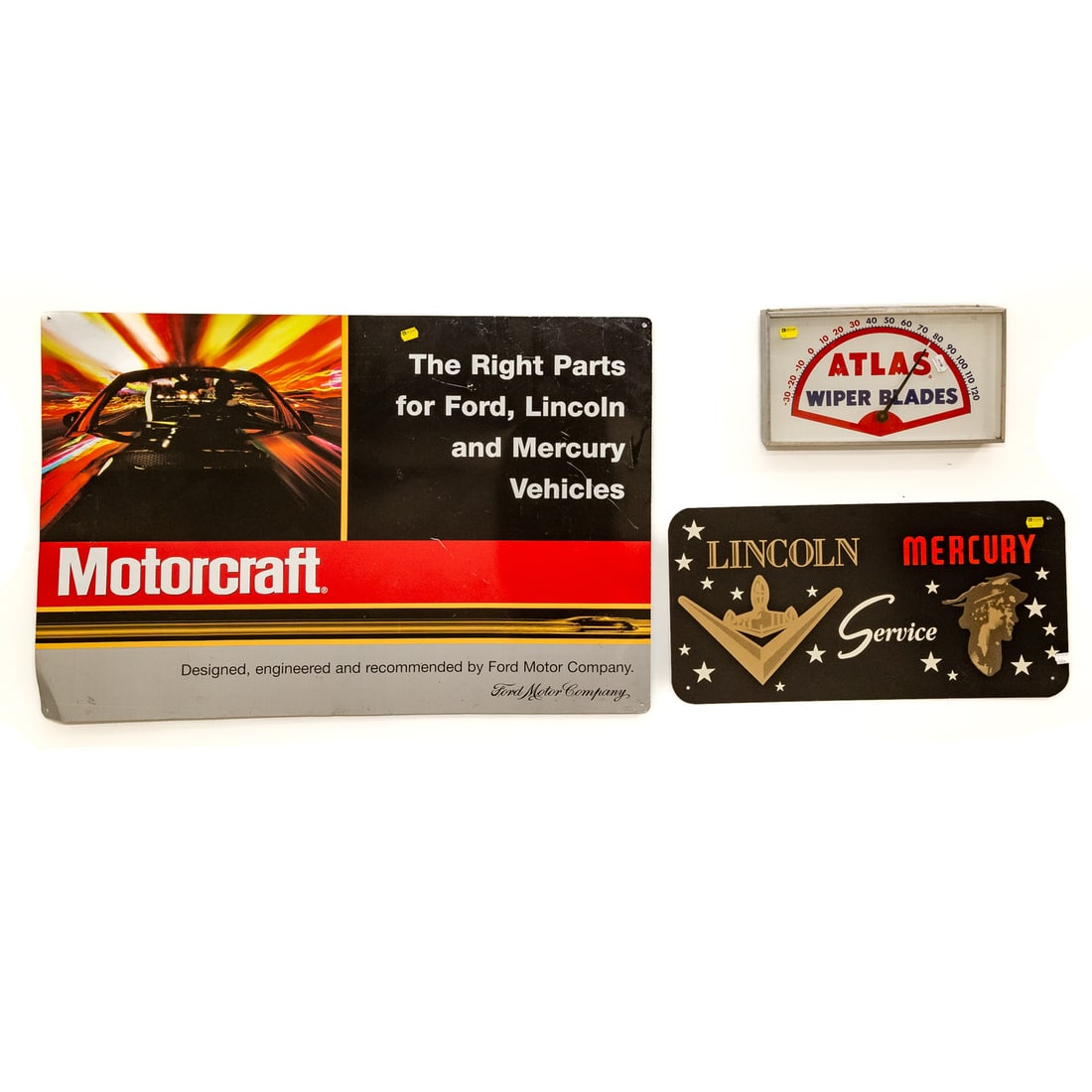 Three Automotive Related Signs (1 of 3)