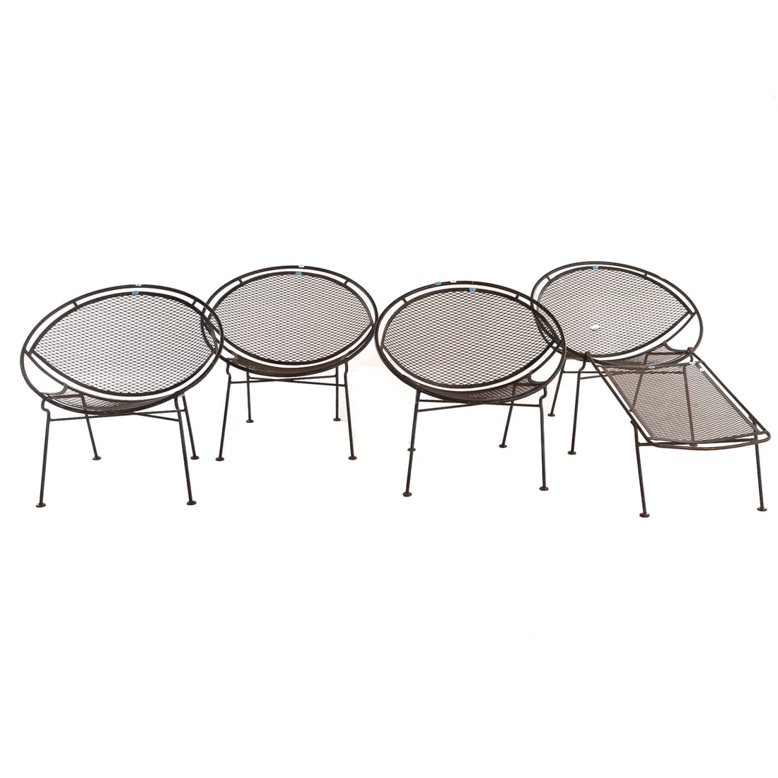 Set of Four Salterini Mid Century Radar Chairs (1 of 5)