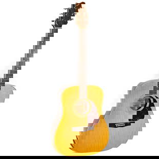 Fender F-250 Acoustic Guitar: Fender, Fullerton, 1964; classical acoustic folk guitar, spruce top, rosewood back and sides, with mother of pearl inlaid fret; serial number 301505. Includes hard case From the Estate of Guitarist an