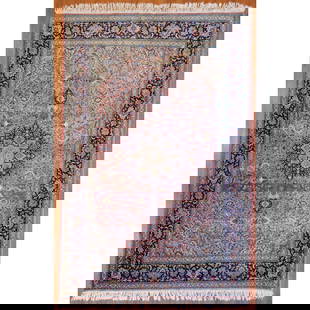 Fine Tabriz Rug, Persia, 6.7 x 9.5: Modern, hand-knotted, wool pile