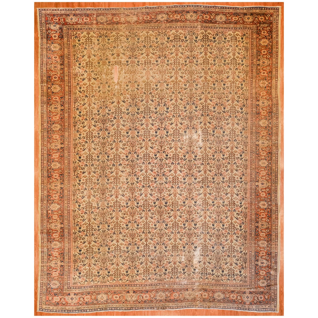 Antique Tabriz Carpet, Persia, 10.9 x 13.5 (1 of 6)