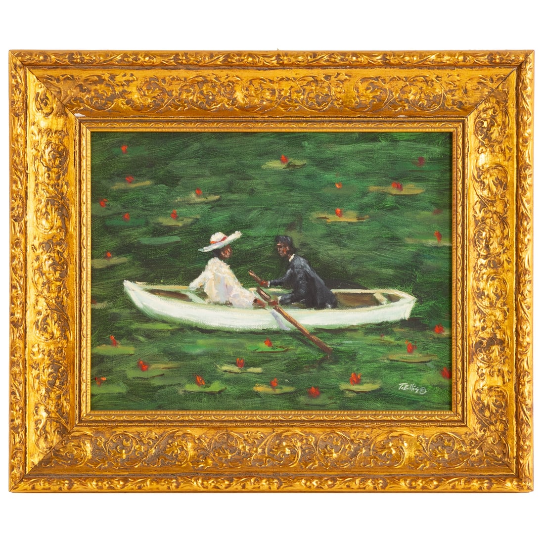 Ted Ellis. Boat Scene, Oil - Jul 18, 2025 | Alex Cooper In Md