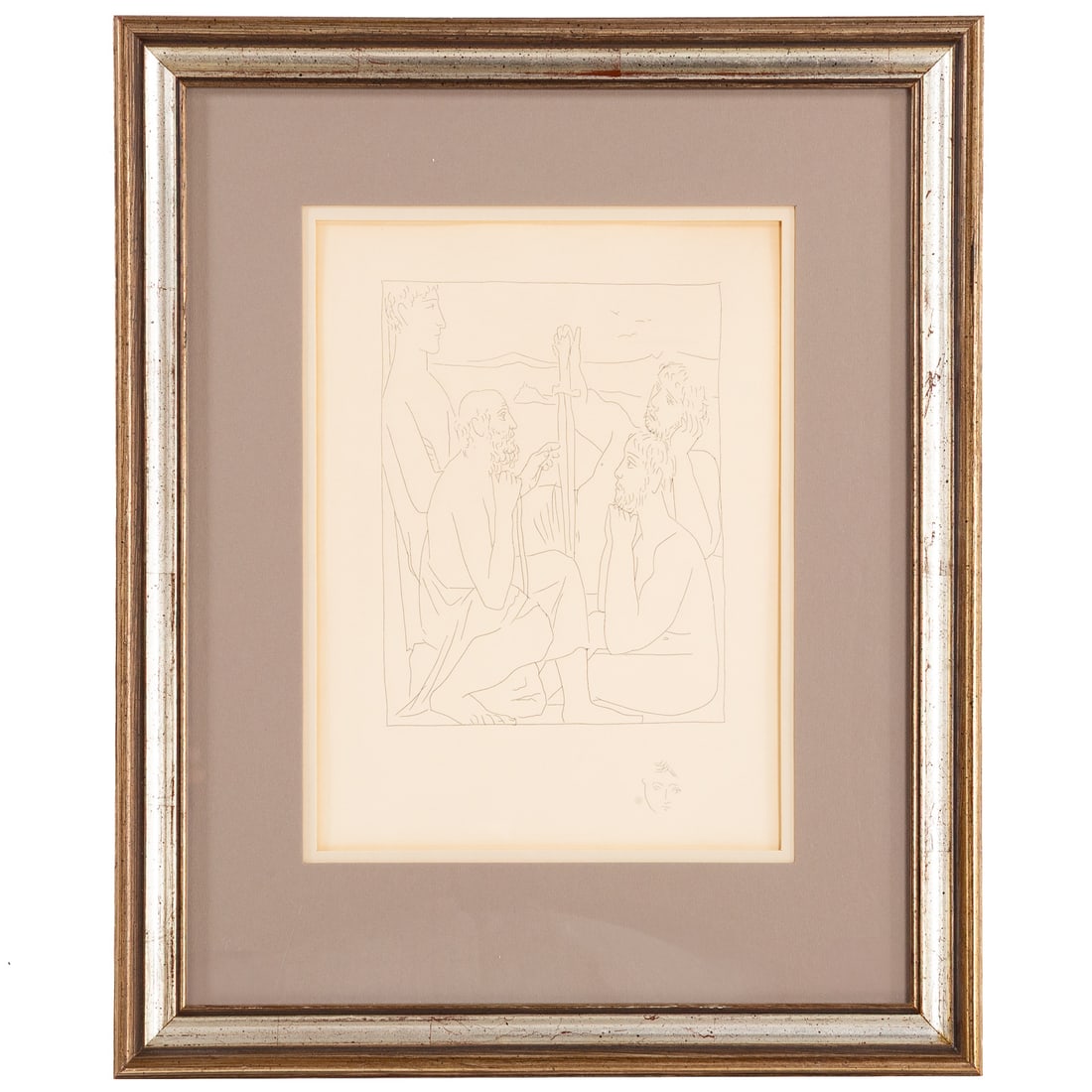 Pablo Picasso. "Nestor's Tales of the Trojan War," etching (1 of 5)